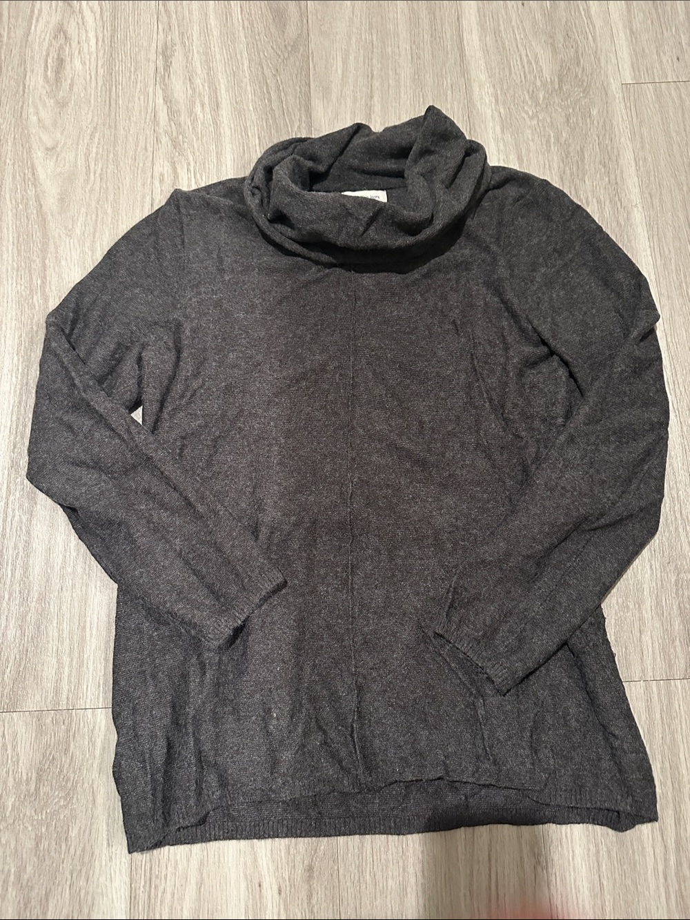 Calvin Klein Jeans Charcoal Cowl Neck Sweater